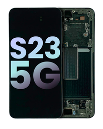 [GH82-30481C GH82-30480C] Samsung Galaxy S23 SM-S911B Display Module + Frame Green - Original Service Pack