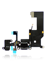 Apple iPhone 5 A1429 Charging Port + Microphone + Headphonejack + GSM Antenna Flex Black - Compatible Premium