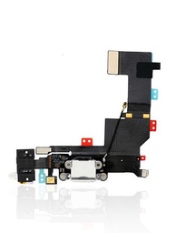 Apple iPhone 5S A1457 Charging Port + Microphone + Headphonejack + GSM Antenna Flex White - Compatible Premium