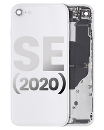 Apple iPhone SE (2020) A2296 Housing White + Small Parts - Pulled A