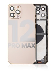 Apple iPhone 12 Pro Max A2411 Housing Gold + Small Parts - Pulled A