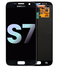 [GH97-18523A GH97-18757A GH97-18761A] Samsung Galaxy S7 SM-G930 Display Module Black (NO ADHESIVE) - Original Service Pack