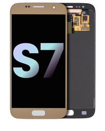 [GH97-18523C GH97-18757C GH97-18761C] Samsung Galaxy S7 SM-G930 Display Module Gold (NO ADHESIVE) - Original Service Pack
