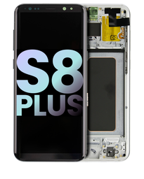 [GH97-20470B GH97-20564B GH97-20565B] Samsung Galaxy S8 Plus SM-G955 Display Module + Frame Silver - Original Service Pack