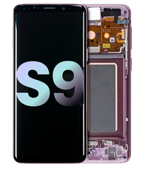 [GH97-21696B GH97-21697B] Samsung Galaxy S9 SM-G960 Display Module + Frame Purple - Original Service Pack
