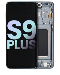 [GH97-21691C GH97-21692C] Samsung Galaxy S9 Plus SM-G965 Display Module + Frame Gray - Original Service Pack