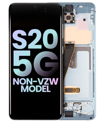 [GH82-22131D GH82-22123D] Samsung Galaxy S20 4G SM-G980 Display Module + Frame Blue - Original Service Pack