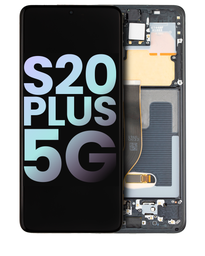 [GH82-22134A GH82-22145A] Samsung Galaxy S20 Plus 4G SM-G985 Display Module + Frame Black - Original Service Pack