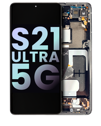 [GH82-26035A GH82-26036A GH82-26039A] Samsung Galaxy S21 Ultra SM-G998 Display Module + Frame Black - Original Service Pack