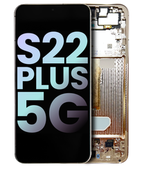 [GH82-27500F GH82-27501F] Samsung Galaxy S22 Plus SM-S906 Display Module + Frame Violet - Original Service Pack