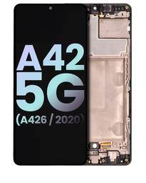 [GH82-24376A GH82-24375A] Samsung Galaxy A42 5G SM-A426 Display Module + Frame Black - Original Service Pack