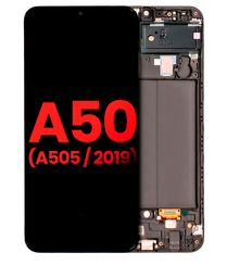 Samsung Galaxy A50 SM-A505 Display Module + Frame Black - Compatible