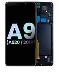 [GH82-18308A GH82-18322A] Samsung Galaxy A9 (2018) SM-A920 Display Module + Frame Black - Original Service Pack