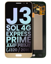 [GH97-18414B GH97-18748B] Samsung Galaxy J3 (2016) SM-J320 Display Module Gold - Original Service Pack