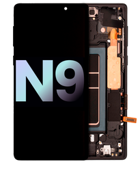 [GH97-22269A GH97-22270A GH97-GH82-23737A] Samsung Galaxy Note 9 SM-N960 Display Module + Frame Black - Original Service Pack