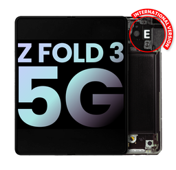[GH82-26283A GH82-26284A] Samsung Galaxy Z Fold 3 5G SM-F926 Display Module + Frame Black - Original Service Pack