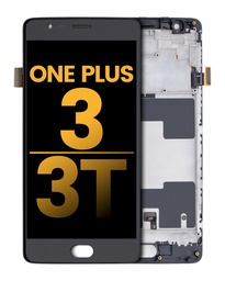OnePlus OnePlus 3 A3003 Display Module + Frame Black - Premium Refurbished