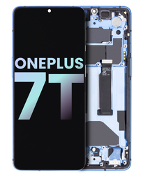 OnePlus OnePlus 7T HD1903 Display Module + Frame Blue - Premium Refurbished