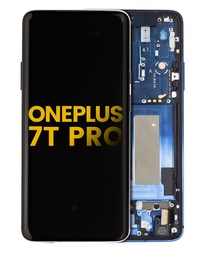 OnePlus OnePlus 7T Pro HD1913 Display Module + Frame Blue - Premium Refurbished