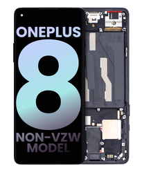 [2011100172] OnePlus OnePlus 8 IN2013 Display Module + Frame Black - Original Service Pack