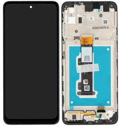 [5D68C20684] Motorola Moto E32 XT2227 Display Module + Frame Black - Original