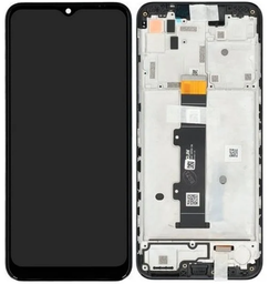 [5D68C18187] Motorola Moto G30 XT2129 Display Module + Frame Black - Original