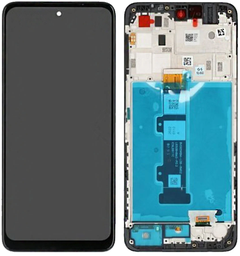 [5D68C20423] Motorola Moto G22 XT2231 Display Module + Frame Black - Original