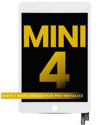 Apple iPad Mini 4 A1538 Display Module White - Premium Refurbished