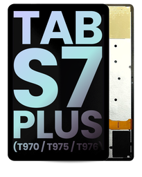 [GH82-23407A] Samsung Galaxy Tab S7 Plus SM-T970 Display Module Black - Original Service Pack
