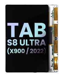 [GH82-27840A] Samsung Galaxy Tab S8 Ultra SM-X900 Display Module Black - Original Service Pack