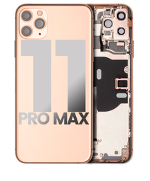 Apple iPhone 11 Pro Max A2218 Housing Gold + Small Parts - Pulled B
