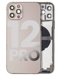 Apple iPhone 12 Pro A2407 Housing Gold + Small Parts - Pulled B
