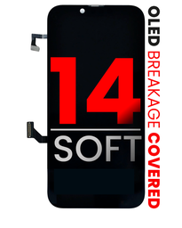 Apple iPhone 14 A2882 Display Module Black OLED Soft - Compatible Premium
